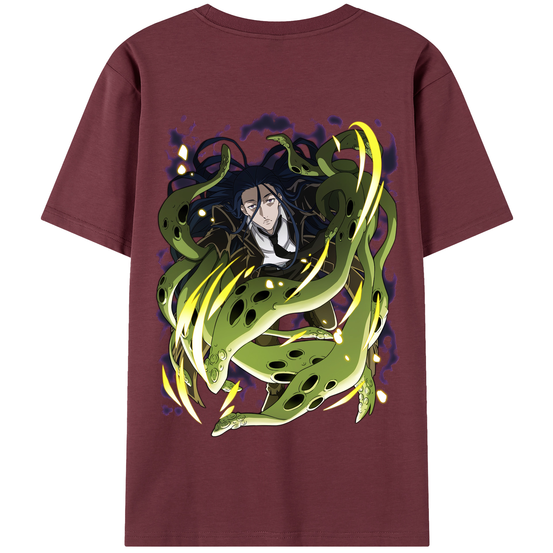 （画像用） 文豪ストレイドッグス Bungo Stray Dogs 綿100％半袖Tシャツ（背面プリント）